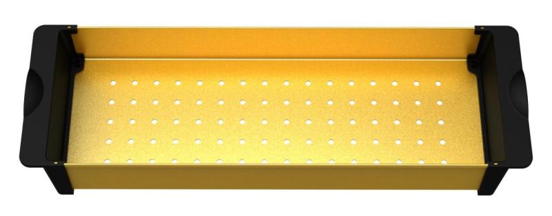 Pure.Sink Prestige inzetbak voor spoelbak Goud  PPGCL40-60