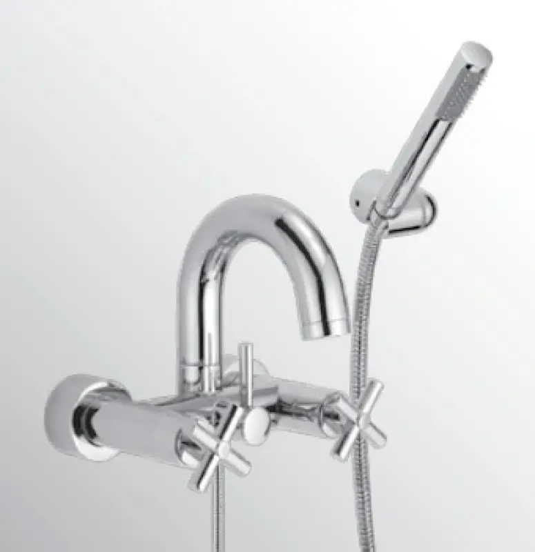 Huber Suite Opbouw badmengkraan met handdouche 473ST01HCR