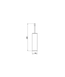Cisal Cherie Toiletborstelhouder Chroom CE09065021