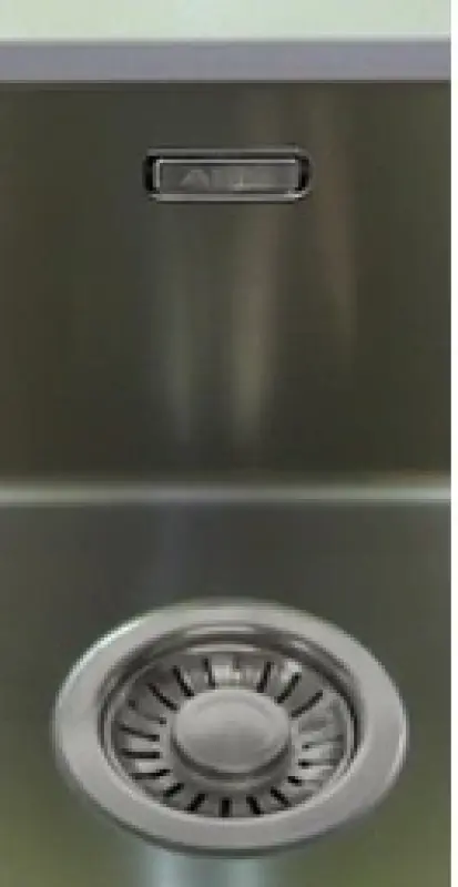 ABK Baronga grote extra ondiepe rvs spoelbak mindervalide 10cm diep 55x40cm Vlakinbouw onderbouw en opbouw BAR5510FVI