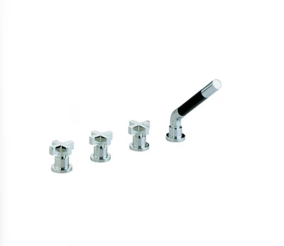 Cisal Barcelona Badkraan voor badrandmontage Chroom BA00029021